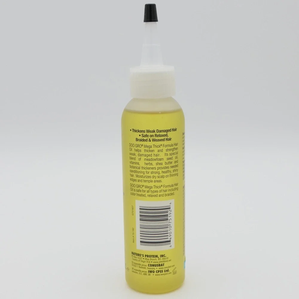 Doo Gro Mega Thick Formula Hair Oil 4.5 fl oz Multi-Use Multi-Benefit Treatment